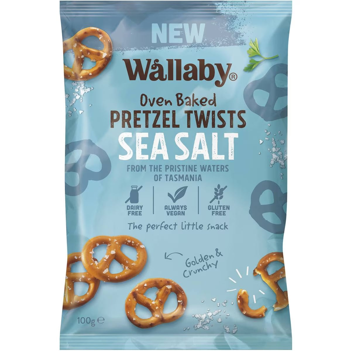Wallaby Wallaby Pretzel Twists Salt 100g
