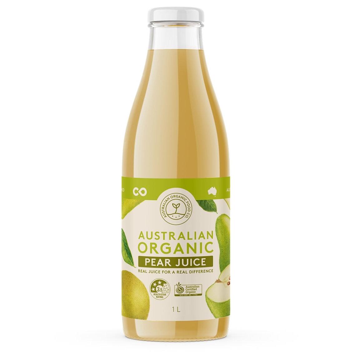 Australian Organic Food Co Pear Juice 1L