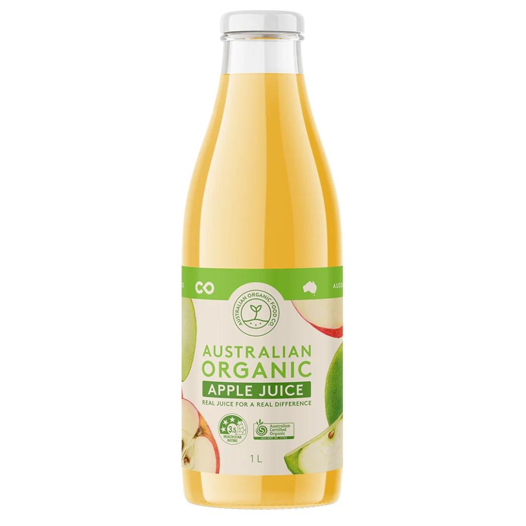 Australian Organic Food Co Apple Juice 1L