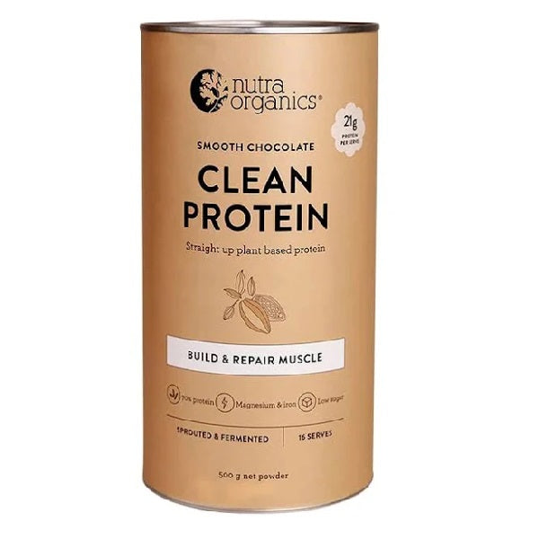Nutra Organics Protein Smooth Chocolate 500g
