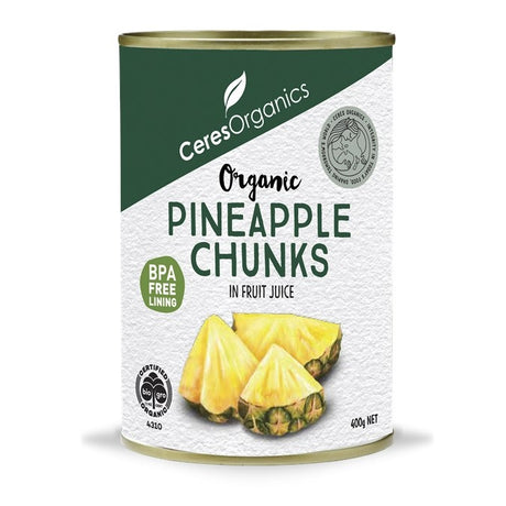 Ceres Organics Ceres Pineapple Chunks 425g