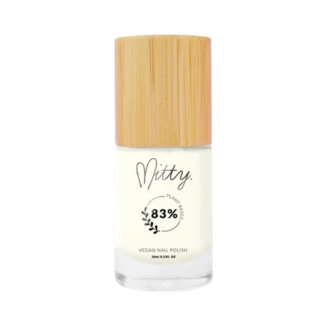 Mitty White Out 83% Plant Based Nail Polish 10ml