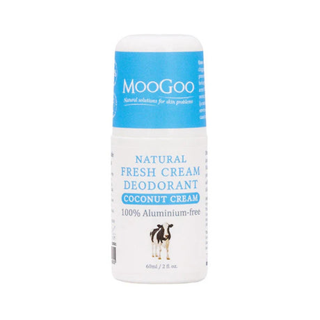 MooGoo Natural Fresh Cream Deodorant Coconut Cream 60ml