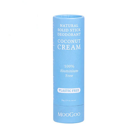 MooGoo Natural Deodorant Stick Coconut Cream 85g