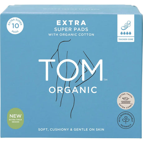 Tom Organic Extra Super Pads 10p
