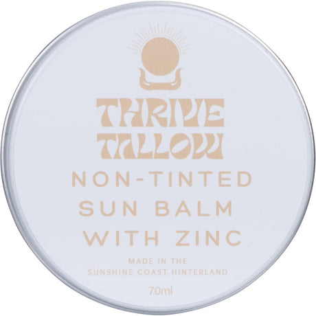 Thrive Tallow Sun Balm with Zinc Oxide - Non Tinted 70ml