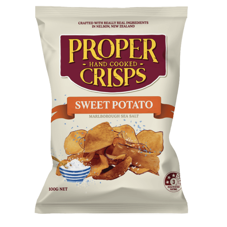 Proper Crisps Sweet Potato 100g