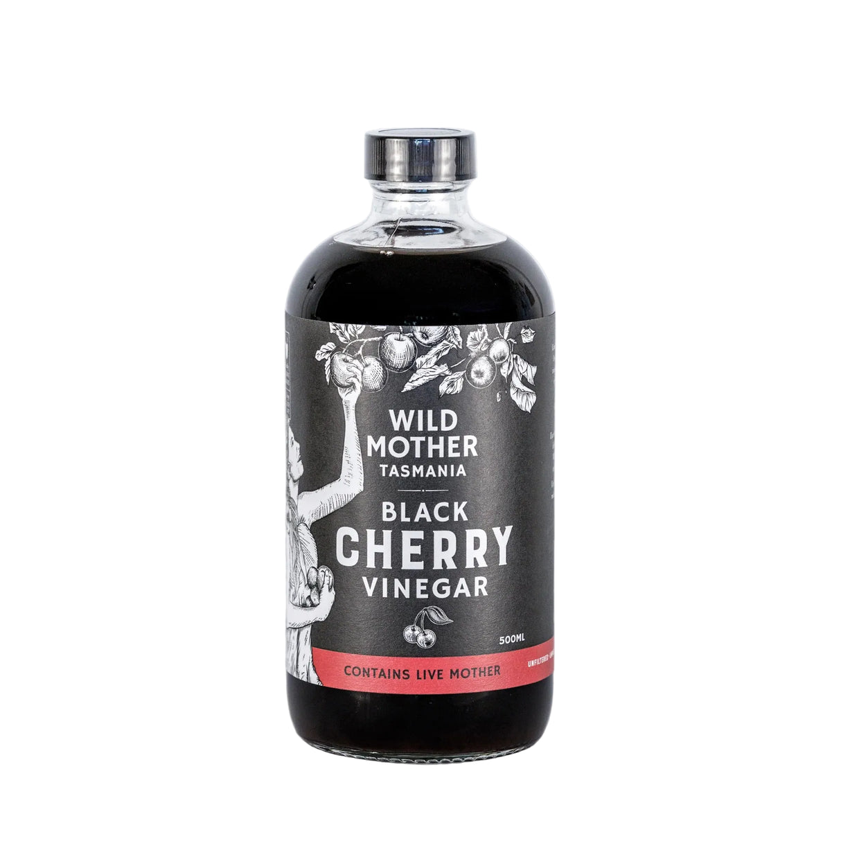 Wild Mother Tasmania Black Cherry Vinegar 500ml