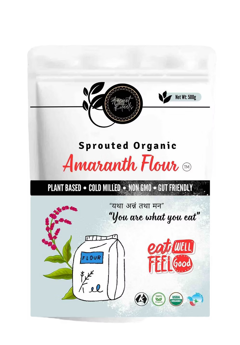 Ancient Rituals Sprouted Organic Amaranth Flour 500g