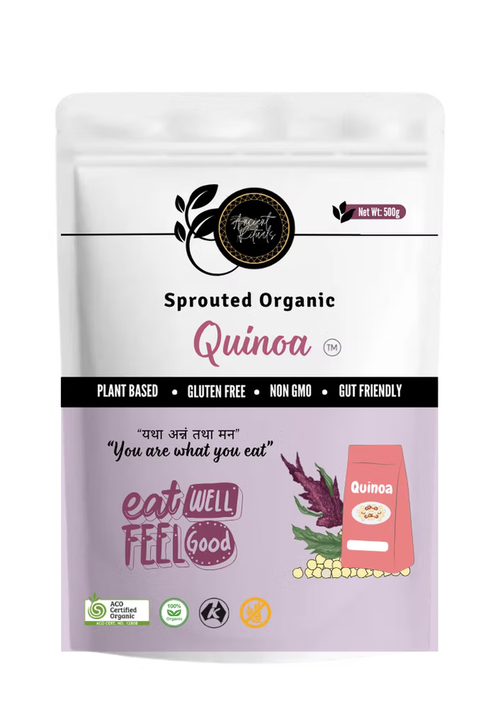 Ancient Rituals Sprouted Organic Whole Quinoa 500g