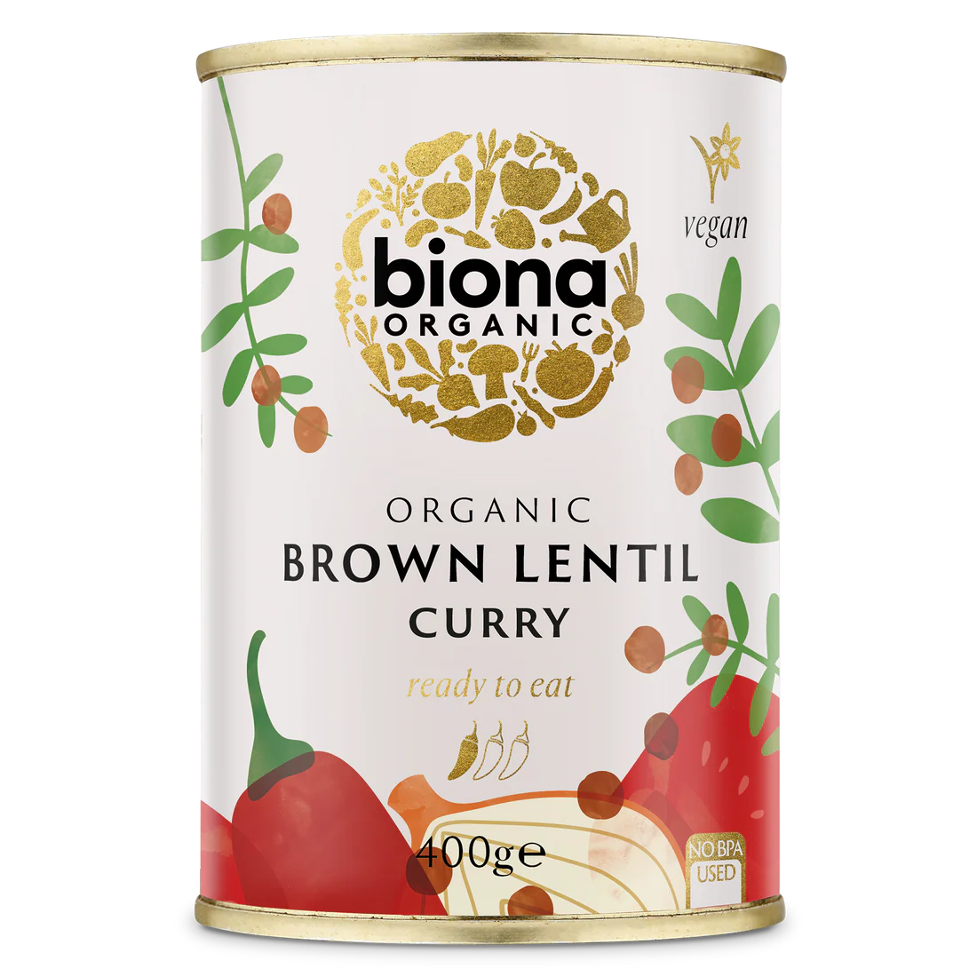 Biona Organic Brown Lentil Curry 400g