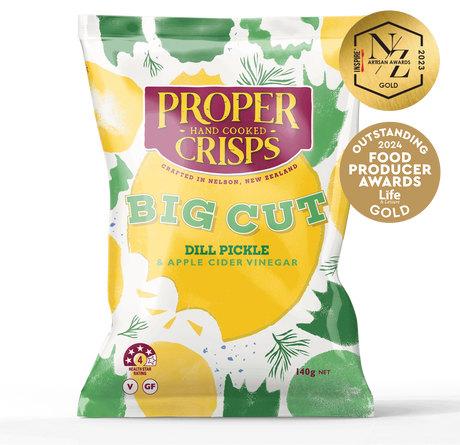 Proper Crisps Big Cut Dill Pickle 140g