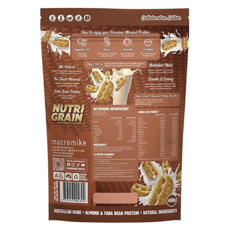 Macro Mike x Kellogg's Almond Protein Nutri-Grain Inspired 400g