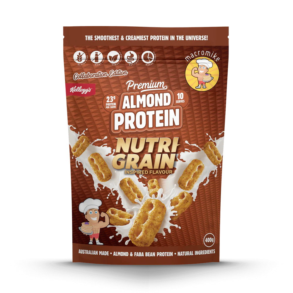 Macro Mike x Kellogg's Nutri-Grain Premium Almond Protein 400g