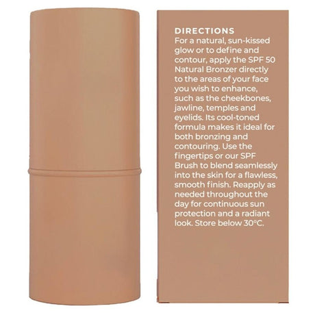 Avocado Zinc SPF50 Natural Bronzer Light - Medium 9g