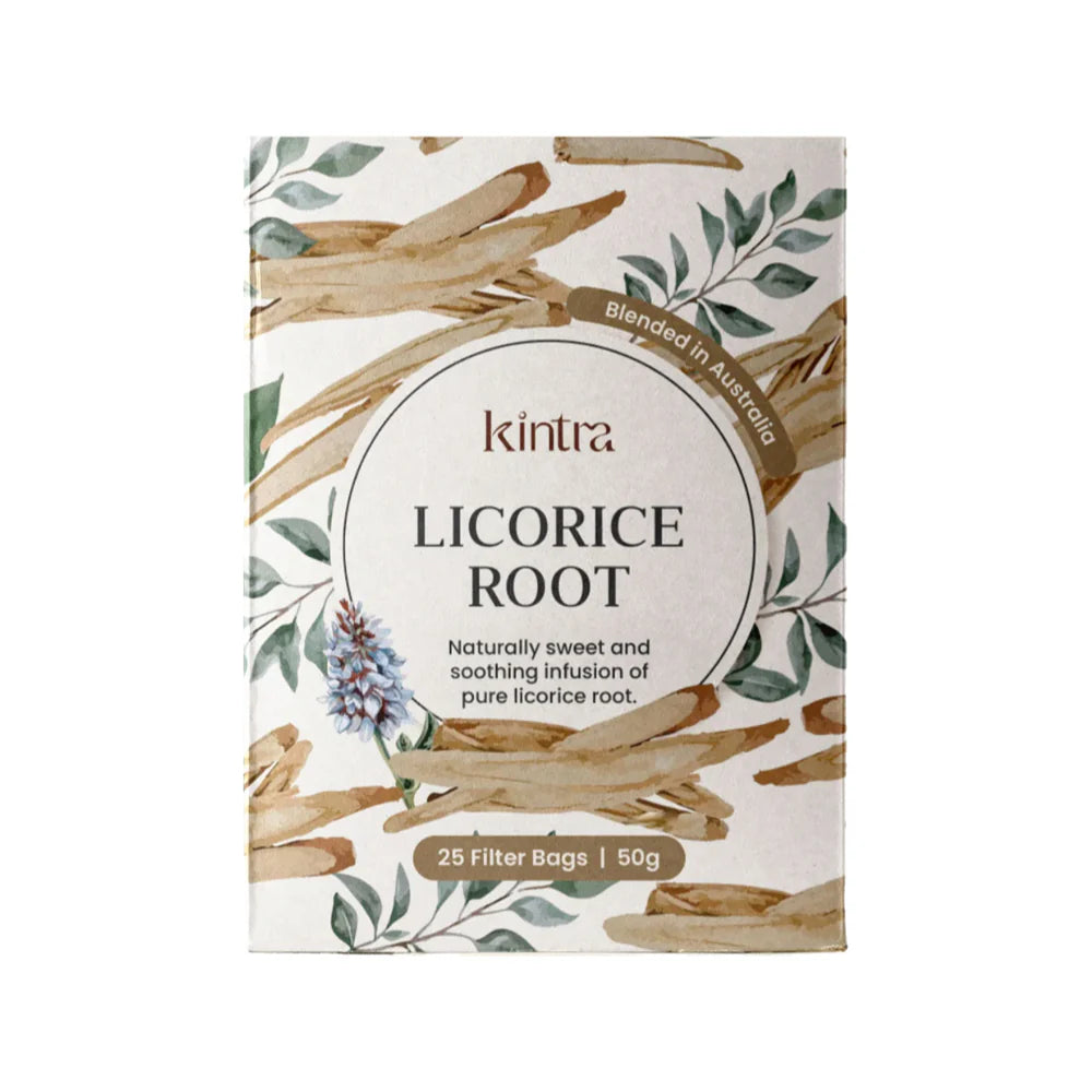 Kintra Foods Herbal Tea Bags Licorice Root 25pk