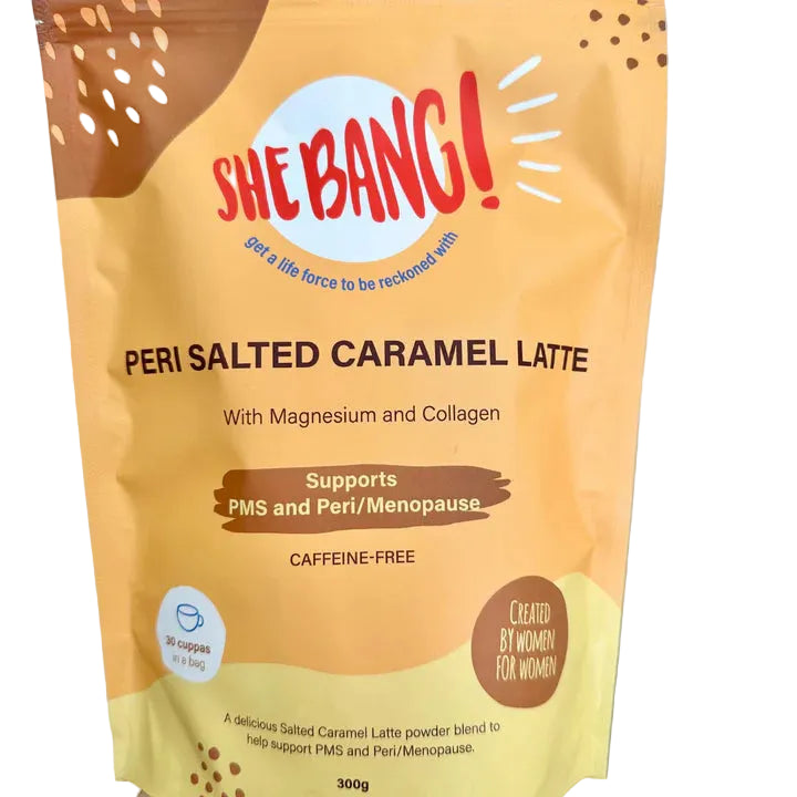 Shebang Peri Salted Caramel Latte with Magnesium & Collagen 300g