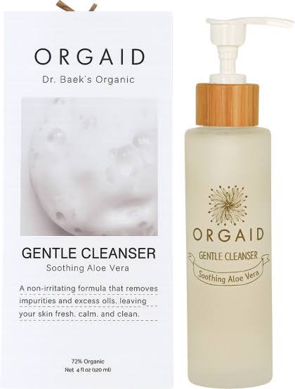 Orgaid Gentle Cleanser Soothing Aloe Vera 120ml