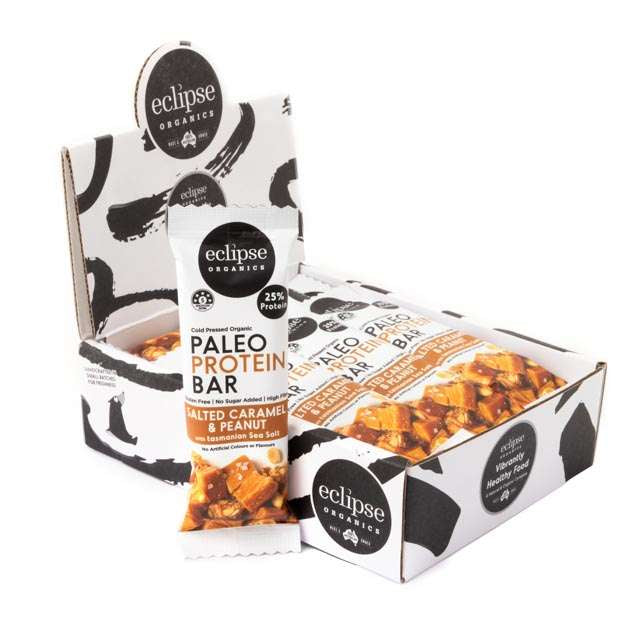 Eclipse Organic Paleo Protein Bar Salted Caramel and Peanut 45g