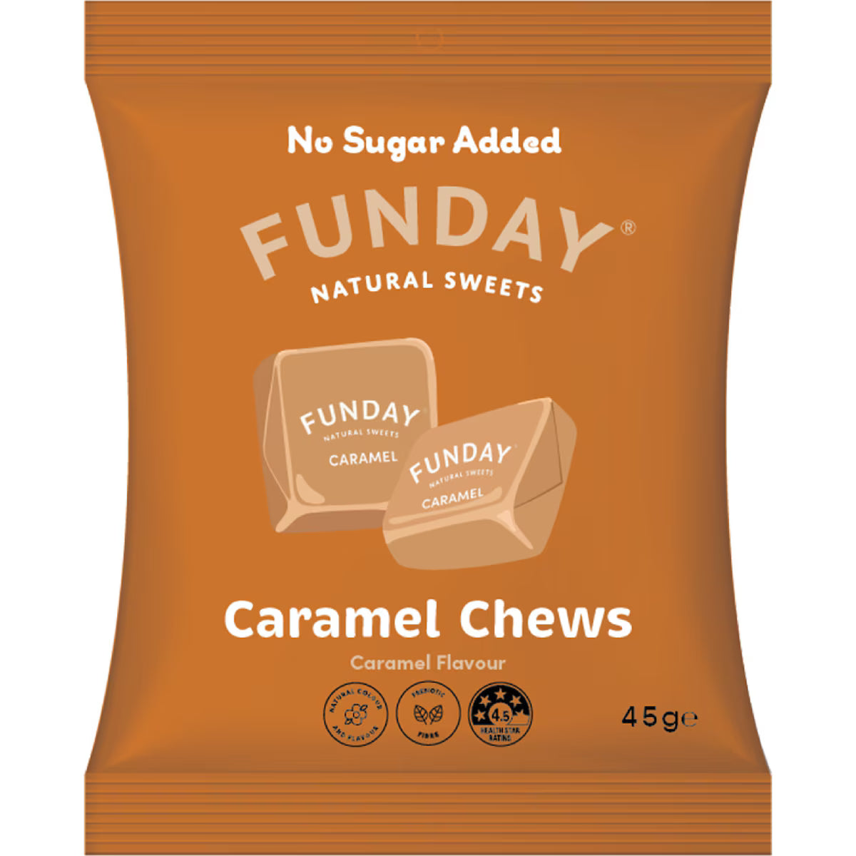 Funday Caramel Chews 45g