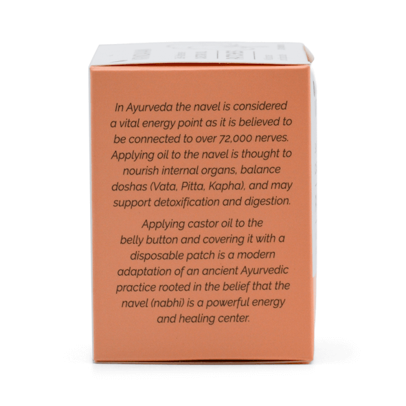 Vrindavan Self-Adhesive Castor Oil Patches – 20 Pieces