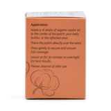 Vrindavan Self-Adhesive Castor Oil Patches – 20 Pieces