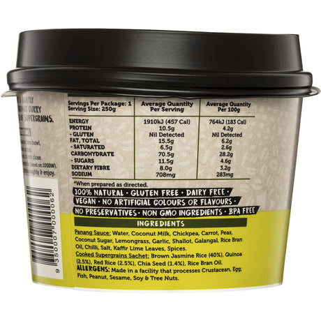 Hart & Soul Veg Panang Curry 250G