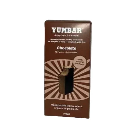 YumBar Ice Cream Chocolate Mini Multipack 12 x 25ml Vegan