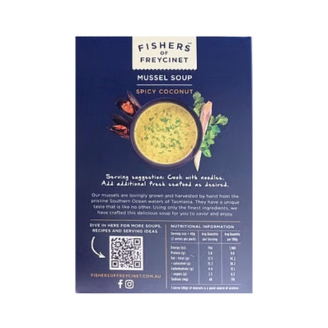 Freycinet Mussel Soup Spicy Coconut 80g
