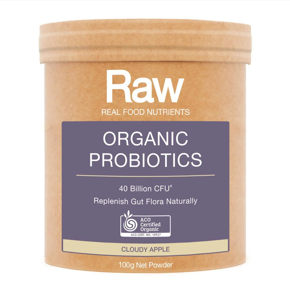 Amazonia Raw Real Food Nutrients Organic Probiotics Cloudy Apple 100g