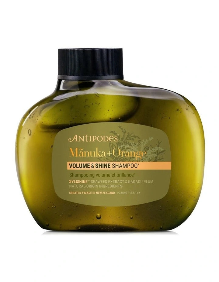 Antipodes Mānuka & Orange Volume and Shine Shampoo 340ml