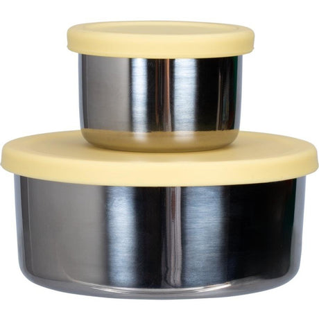 Ever Eco Stainless Steel Leakproof Snack Pods Buttercup 2 Pk