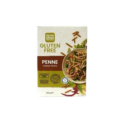 Olive Green Organics Andean Grains Penne Pasta 250g