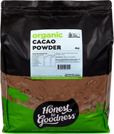 Honest to Goodness Organic Cacao Powder 4Kg