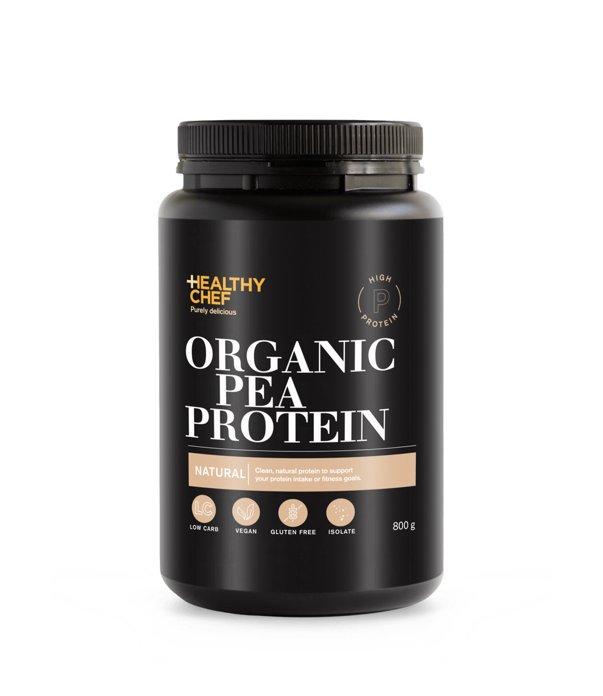 The Healthy Chef Organic Pea Protein Natural 800g