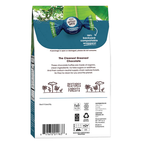 Alter Eco Chocolate Superdark Cacao Truffle 108g