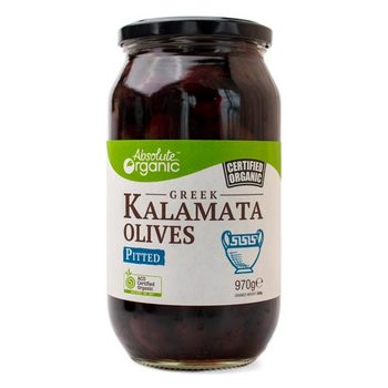 Absolute Organic Greek Kalamata Olives Whole 980g