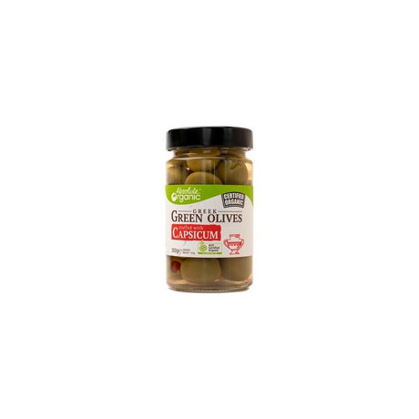 Absolute Organic Green Olives Capsicum