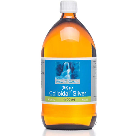 Allan K Suttons My Colloidal Silver Glass 1L