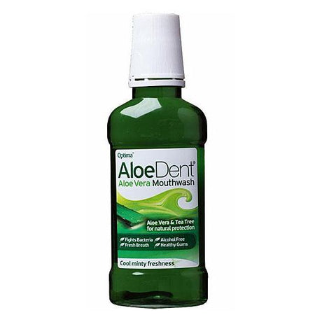 Aloe Dent Mouthwash Alcohol Free Aloe Vera & Tea Tree 250ml