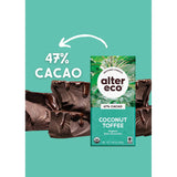 Alter Eco Dark Salted Coconut Toffee 80g
