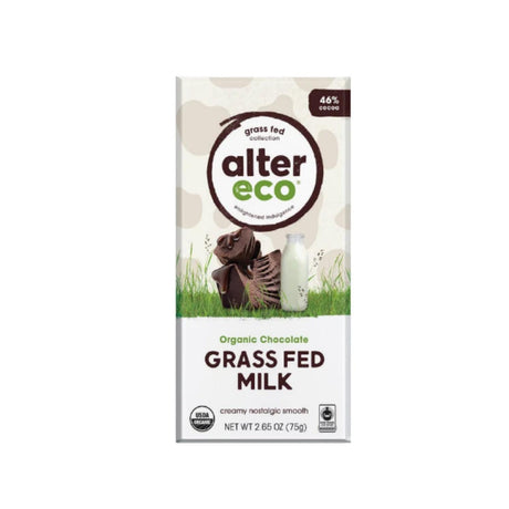 Alter Eco Grass-Fed Milk Chocolate 75g