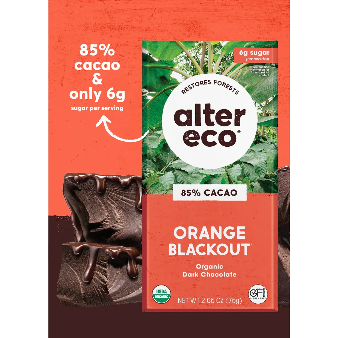 Alter Eco Orange Blackout 85% 75g