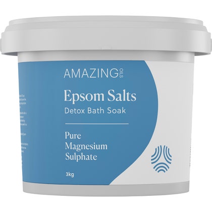 Amazing Oils Epsom Salts Detox Bath Soak Pure Magnesium Sulphate 3 kg