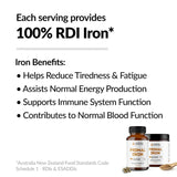 Ancestral Nutrition Primal Iron - Grass Fed Beef Spleen 90Cap
