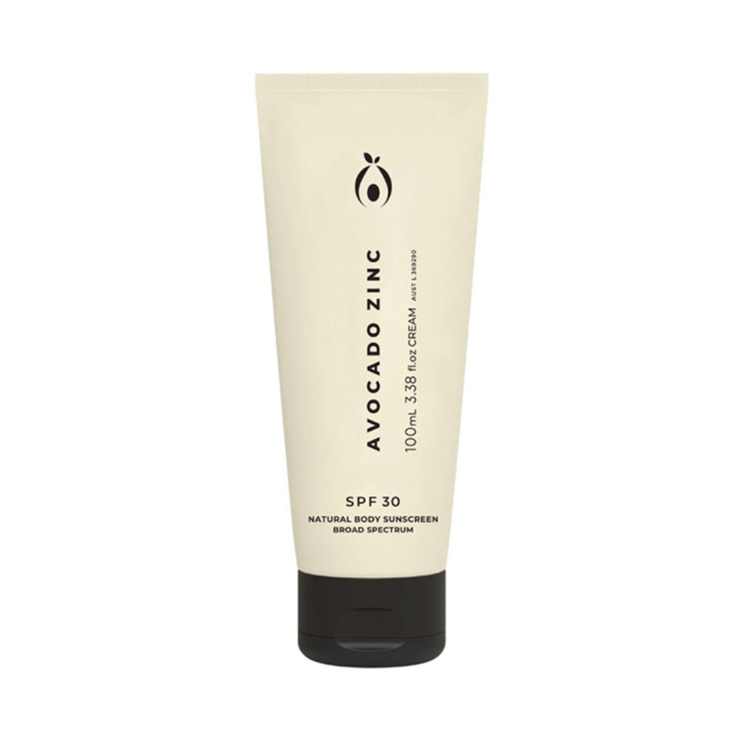 Avocado Zinc Natural Body Sunscreen SPF30 100ml
