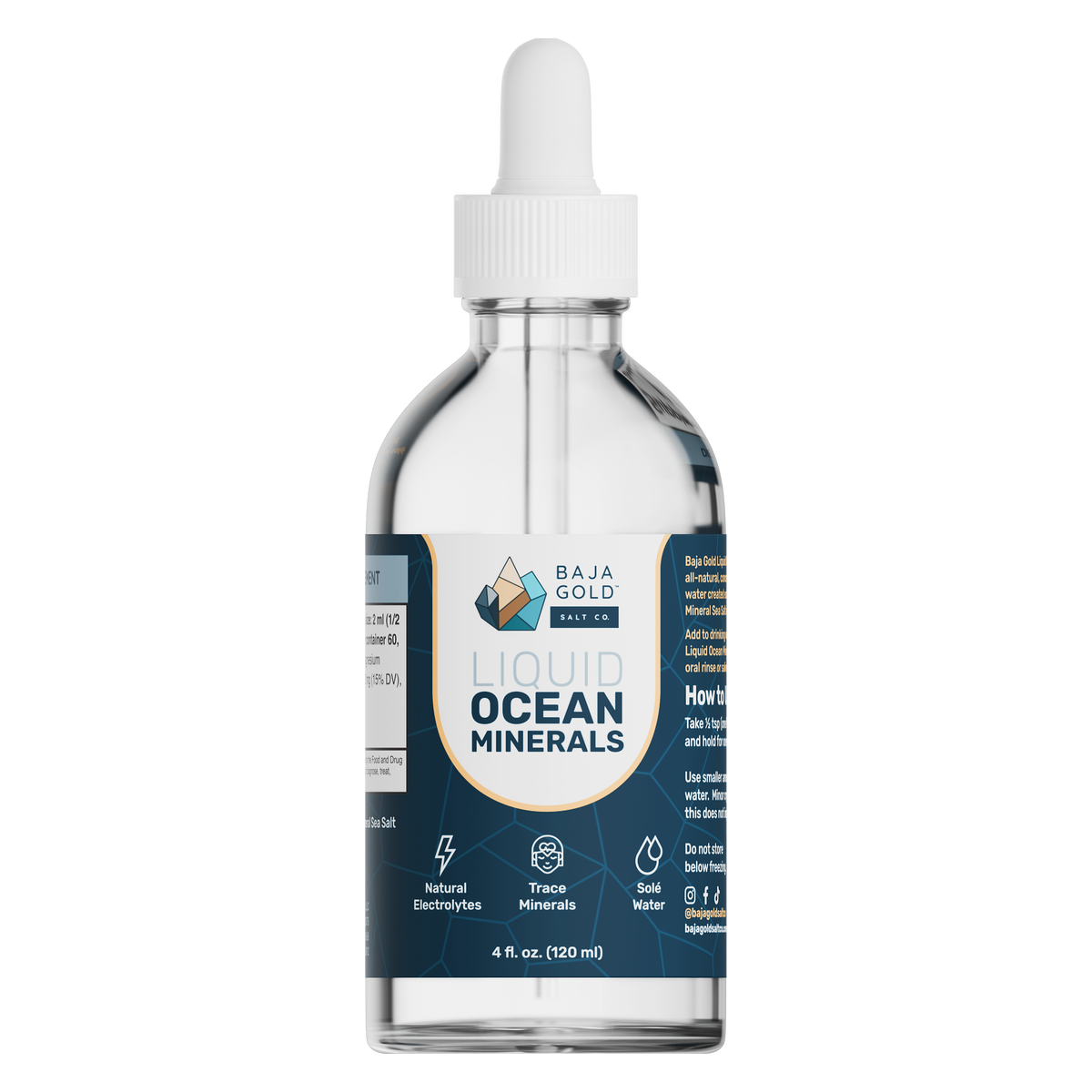 Baja Gold Liquid Ocean Minerals 120ml