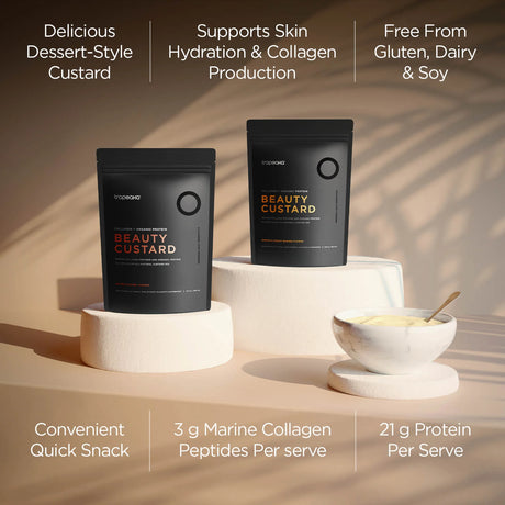 Tropeaka Beauty Custard Salted Caramel 840g
