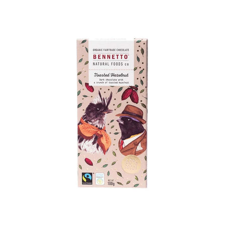 Bennetto Dark Chocolate Hazelnut 100g