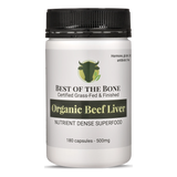 Best of the Bone Organic Beef Liver 180c